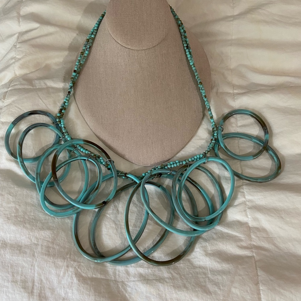 Boutique Turquoise loop necklace